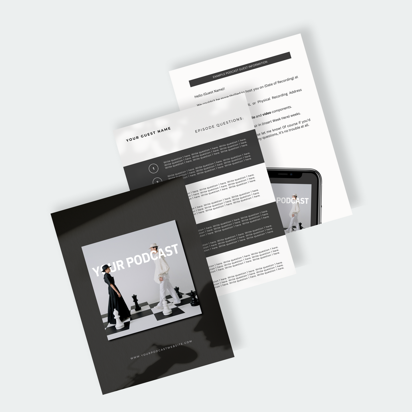 Podcast Guest Questions Template