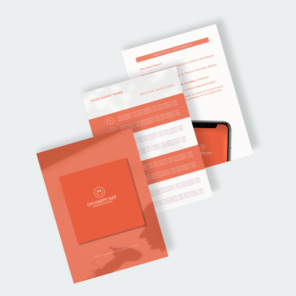 Podcast Guest Experience Templates