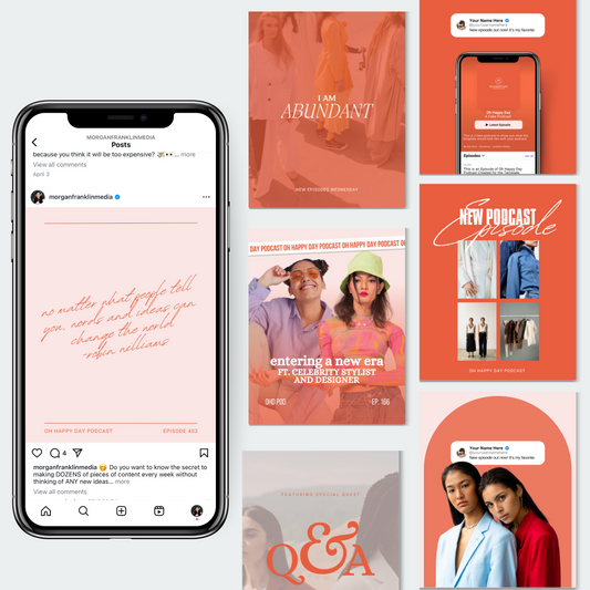 Instagram Social Media Podcast Template
